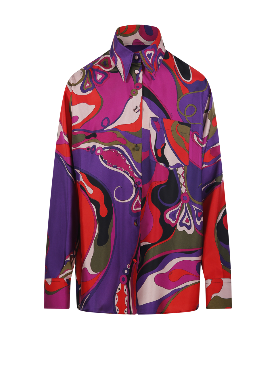 WOMAN EMILIO PUCCI MULTICOLOR SILK SHIRT