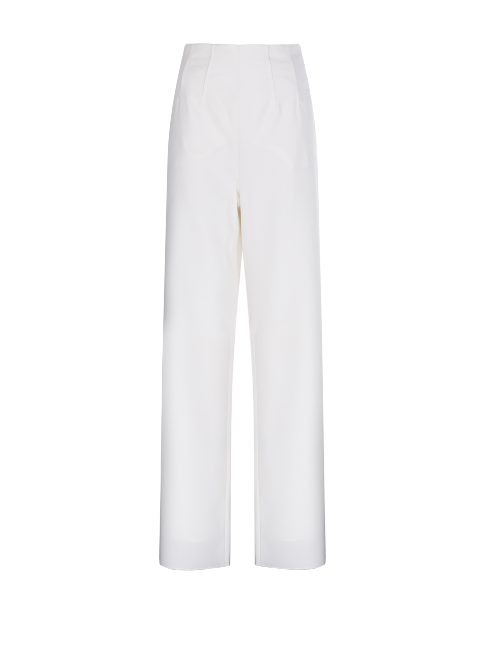 WOMAN MAXMARA PIANOFORTE WHITE VIRGIN WOOL BALTA PANTS