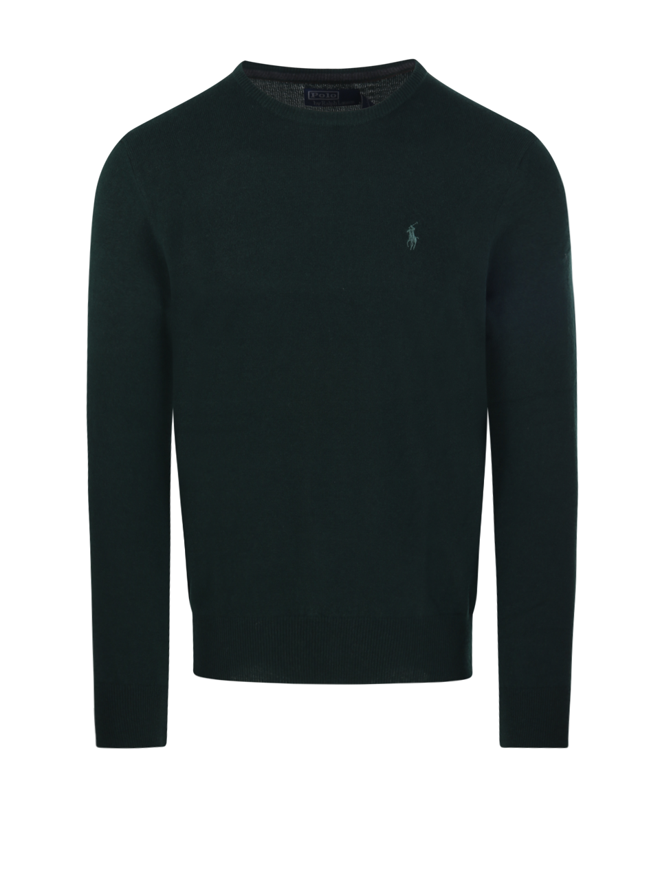 MEN RALPH LAUREN GREEN WOOL ROUND NECK SWEATER
