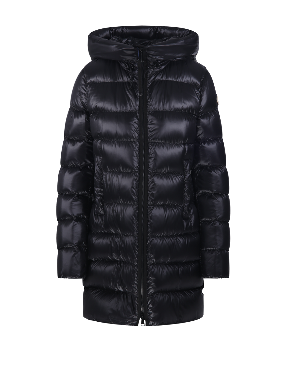 WOMAN MONCLER BLACK POLYAMIDE SUYENNE LONG DOWN JACKET 