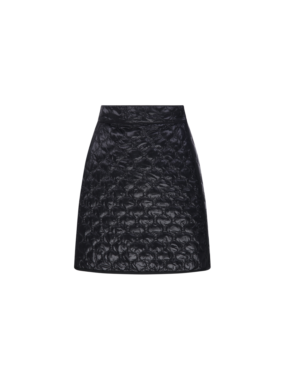WOMAN MONCLER BLACK POLYAMIDE SKIRT
