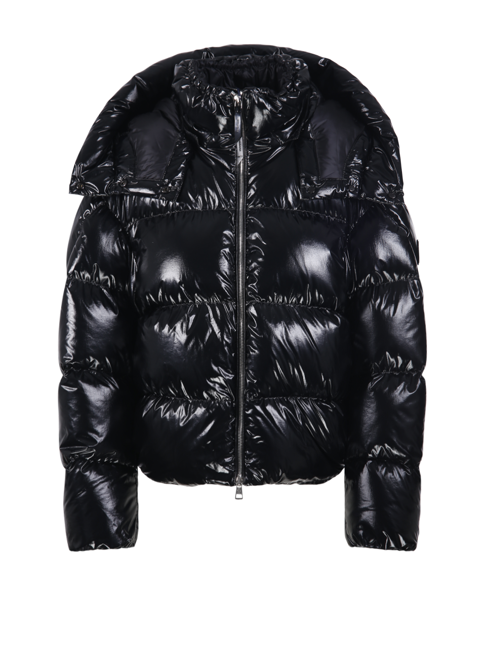 DONNA MONCLER EDWARD ENNINFUL PIUMINO LOTHAR IN POLIAMMIDE NERO