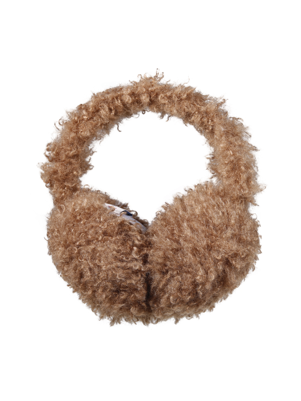 DONNA MONCLER PARAORECCHIE IN POLIESTERE MARRONE 