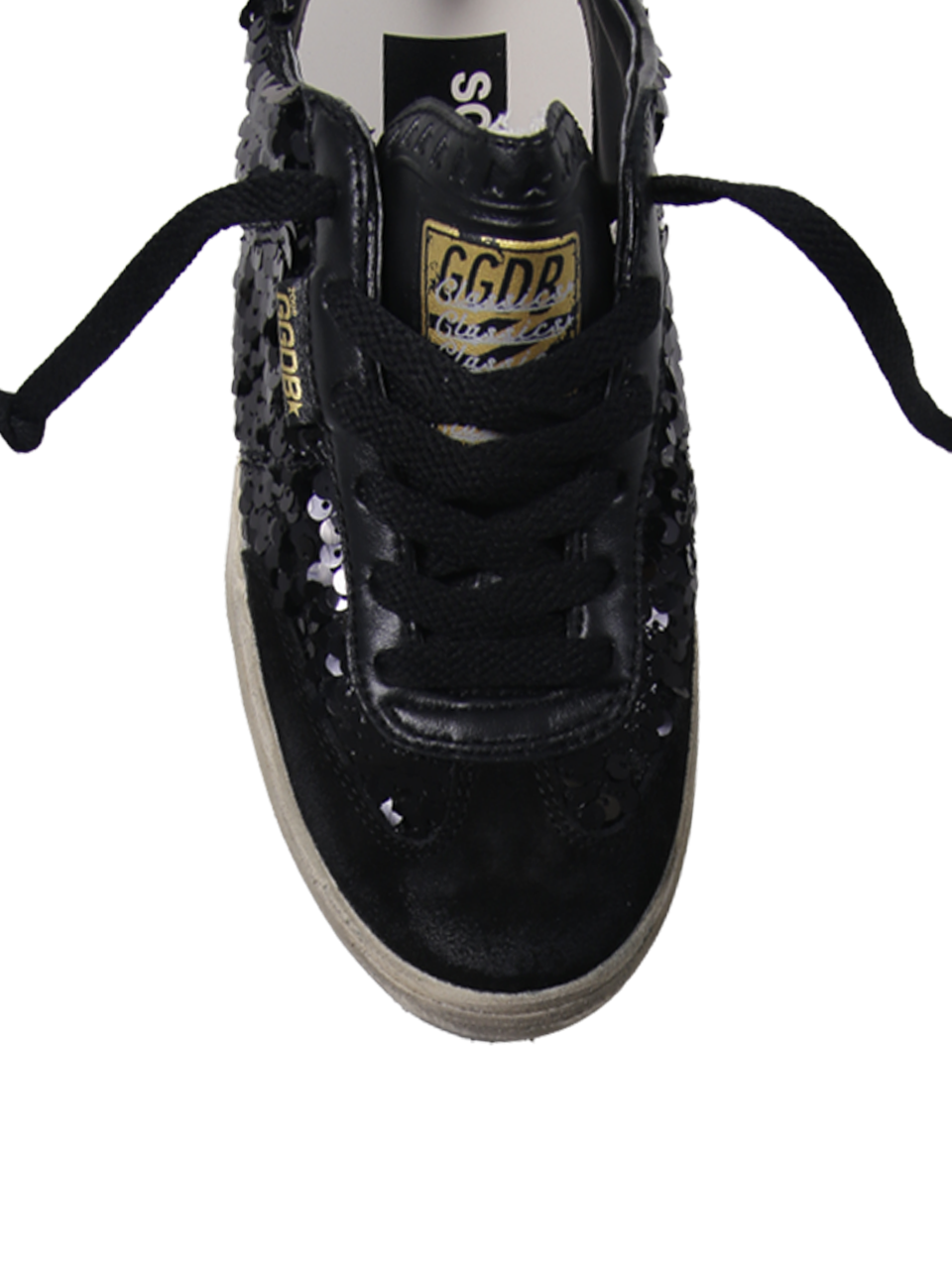 DONNA GOLDEN GOOSE SNEAKER SOUL-STAR IN PELLE NERA