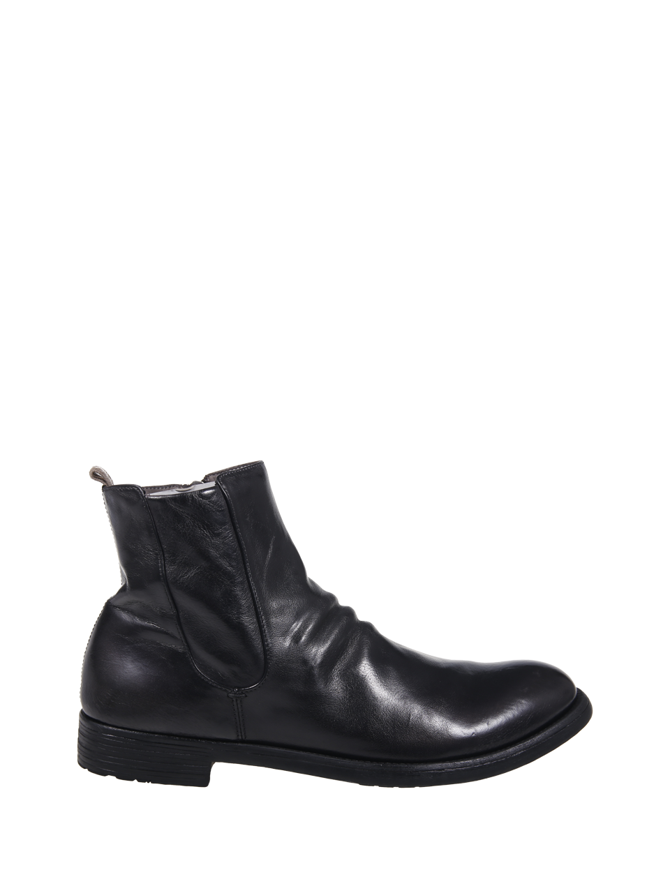 MEN OFFICINE CREATIVE BLACK BUFFALO LEATHER HIVE/036 BOOT