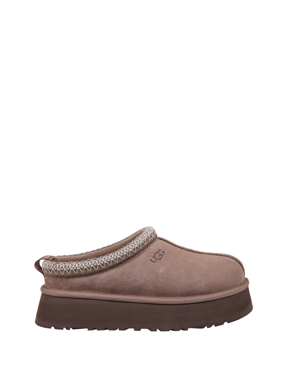 WOMAN UGG BROWN LEATHER W TAZZ II SLIPPERS