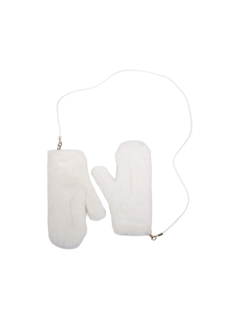 WOMAN MAXMARA WHITE ALPACA OMBRATO GLOVE