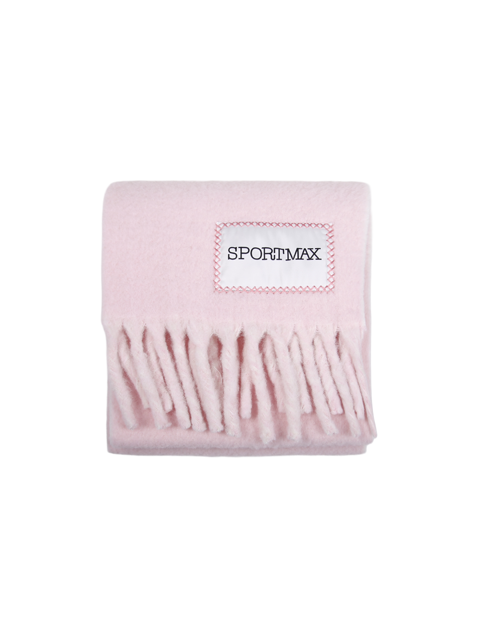 WOMAN MAXMARA SPORTMAX PINK ALPACA TENUE SCARF