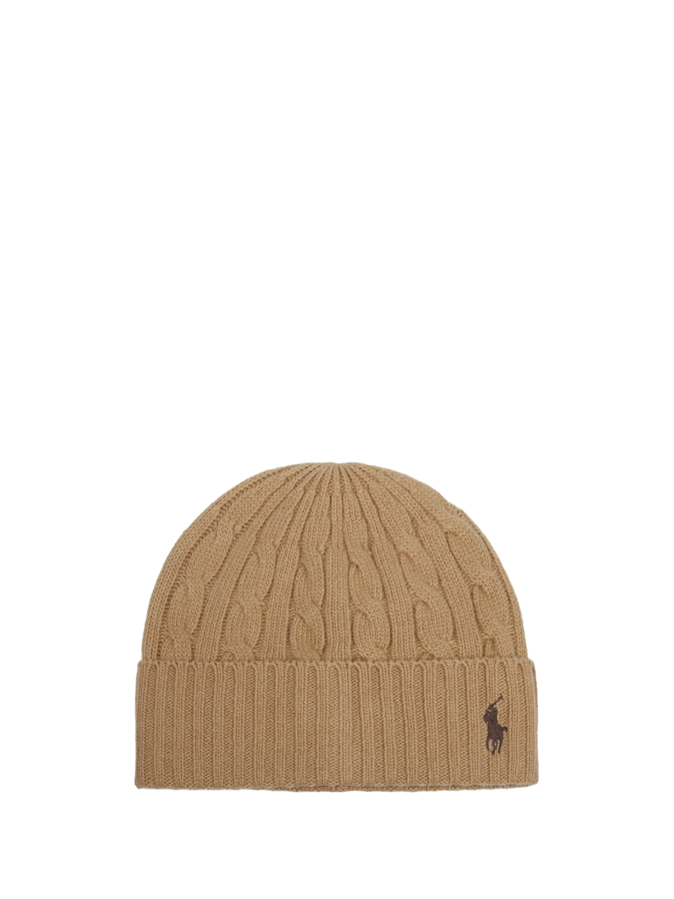 UOMO RALPH LAUREN BERRETTO DI LANA MARRONE