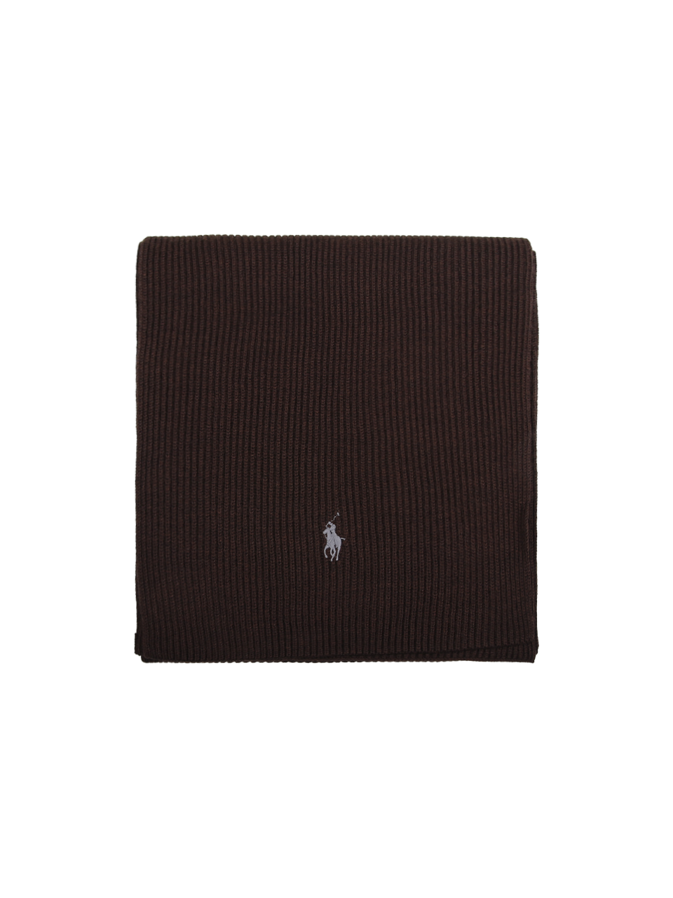 UOMO RALPH LAUREN SCIARPA DI LANA MARRONE 