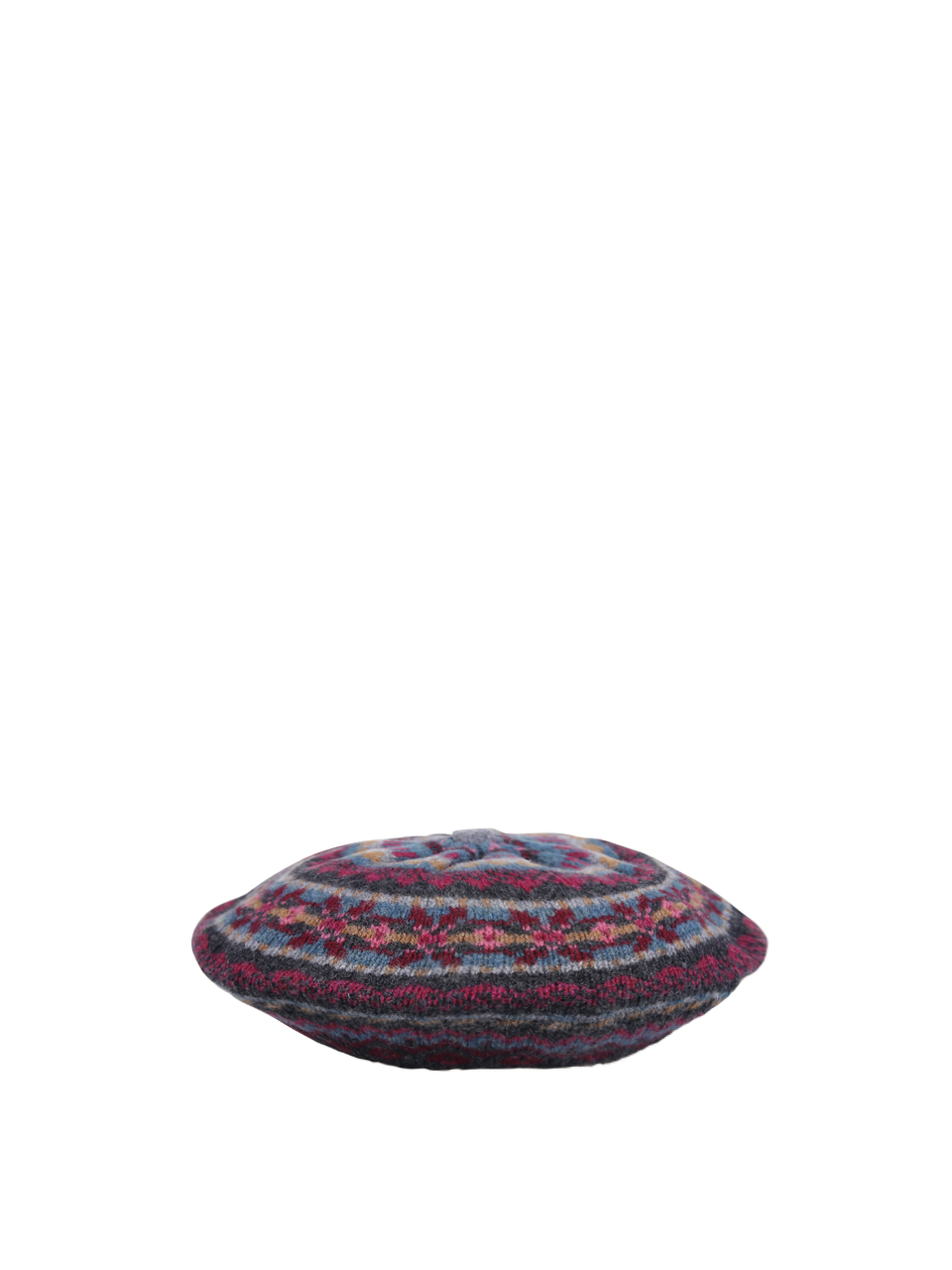 WOMAN ERIBE' MULTICOLOR MERINO WOOL ALLOA BERET