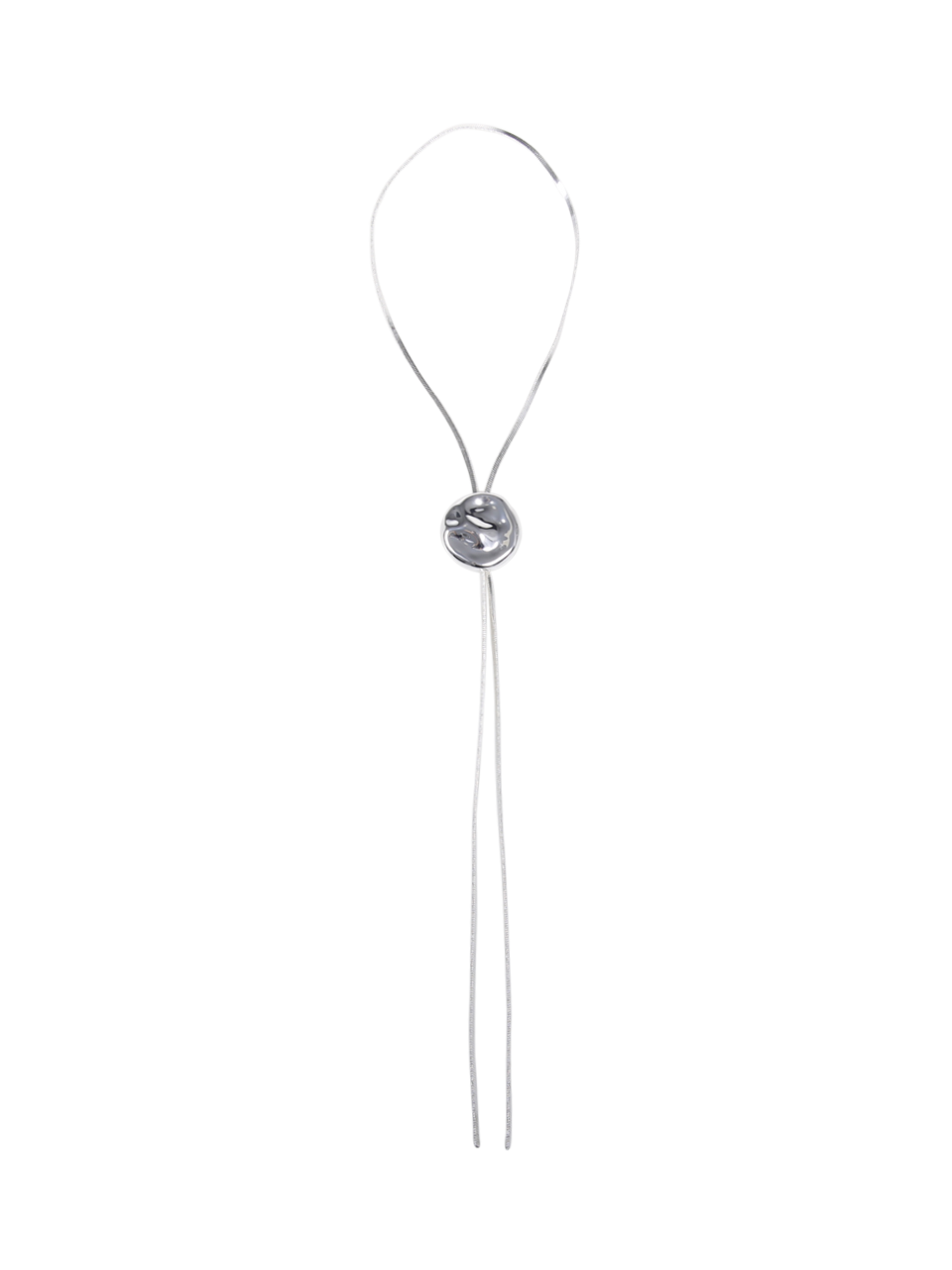 WOMAN FEDERICA TOSI SILVER BRONZE NECKLACE MINDY