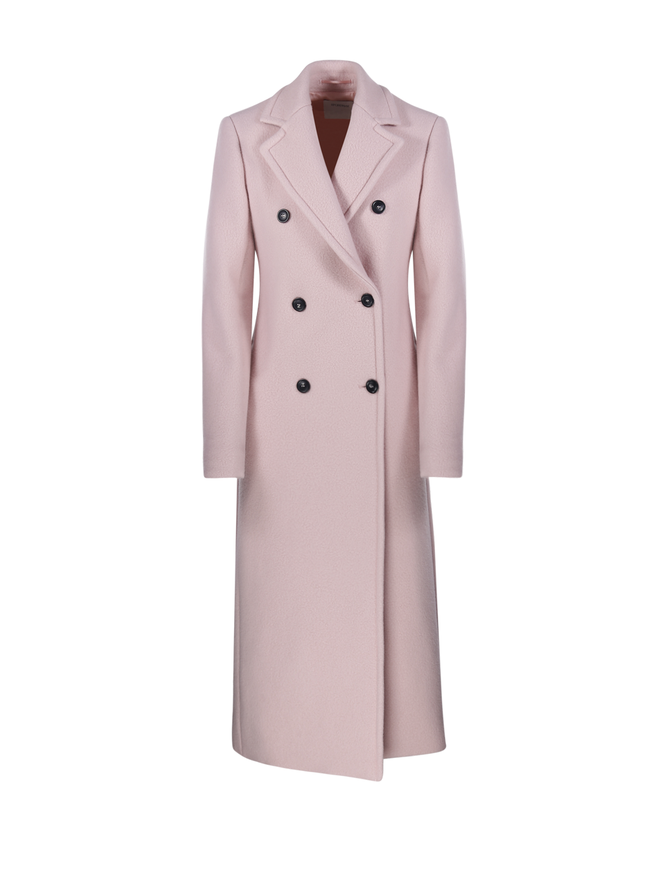 WOMAN MAXMARA SPORTMAX PINK VIRGIN WOOL COMUNE COAT