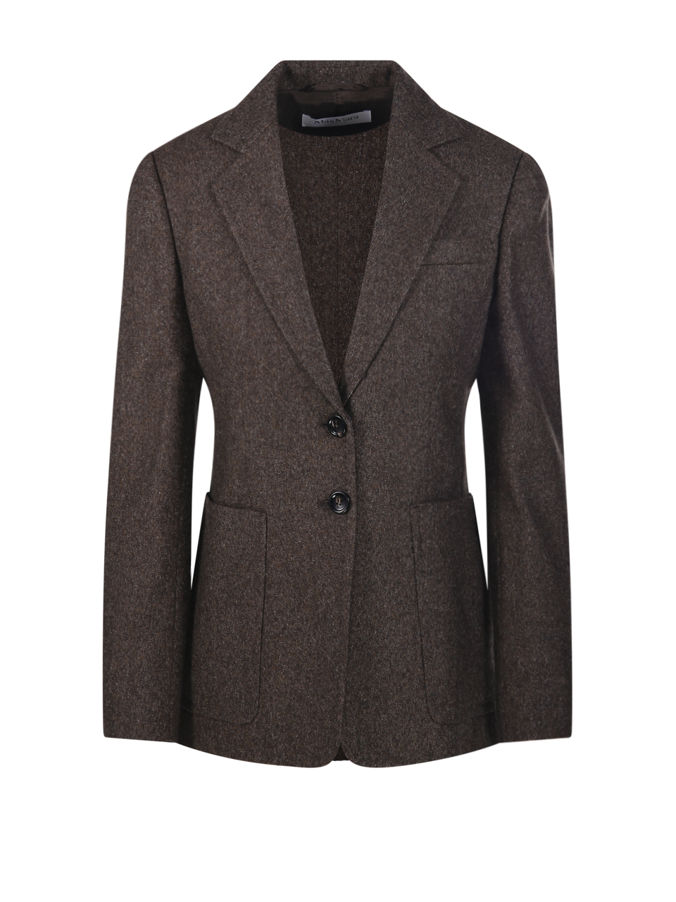 WOMAN MAXMARA BROWN VIRGIN WOOL BERMUDA1234 BLAZER