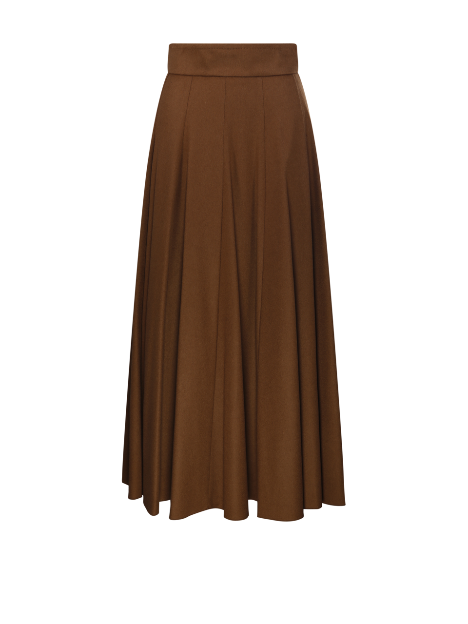 DONNA MAXMARA GONNA SAGRA IN LANA DI CAMMELLO MARRONE