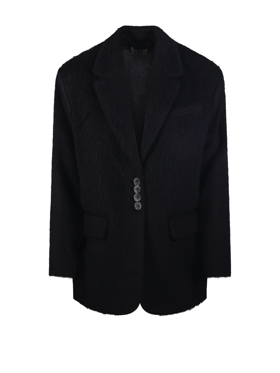 WOMAN BY MALENE BIRGER BLACK RECYCLED WOOL BIENA BLAZER