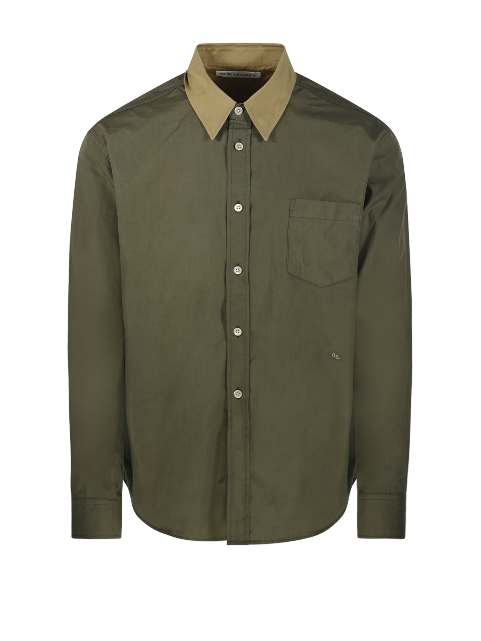 MEN OUR LEGACY GREEN COTTON BEYOND BD SHIRT