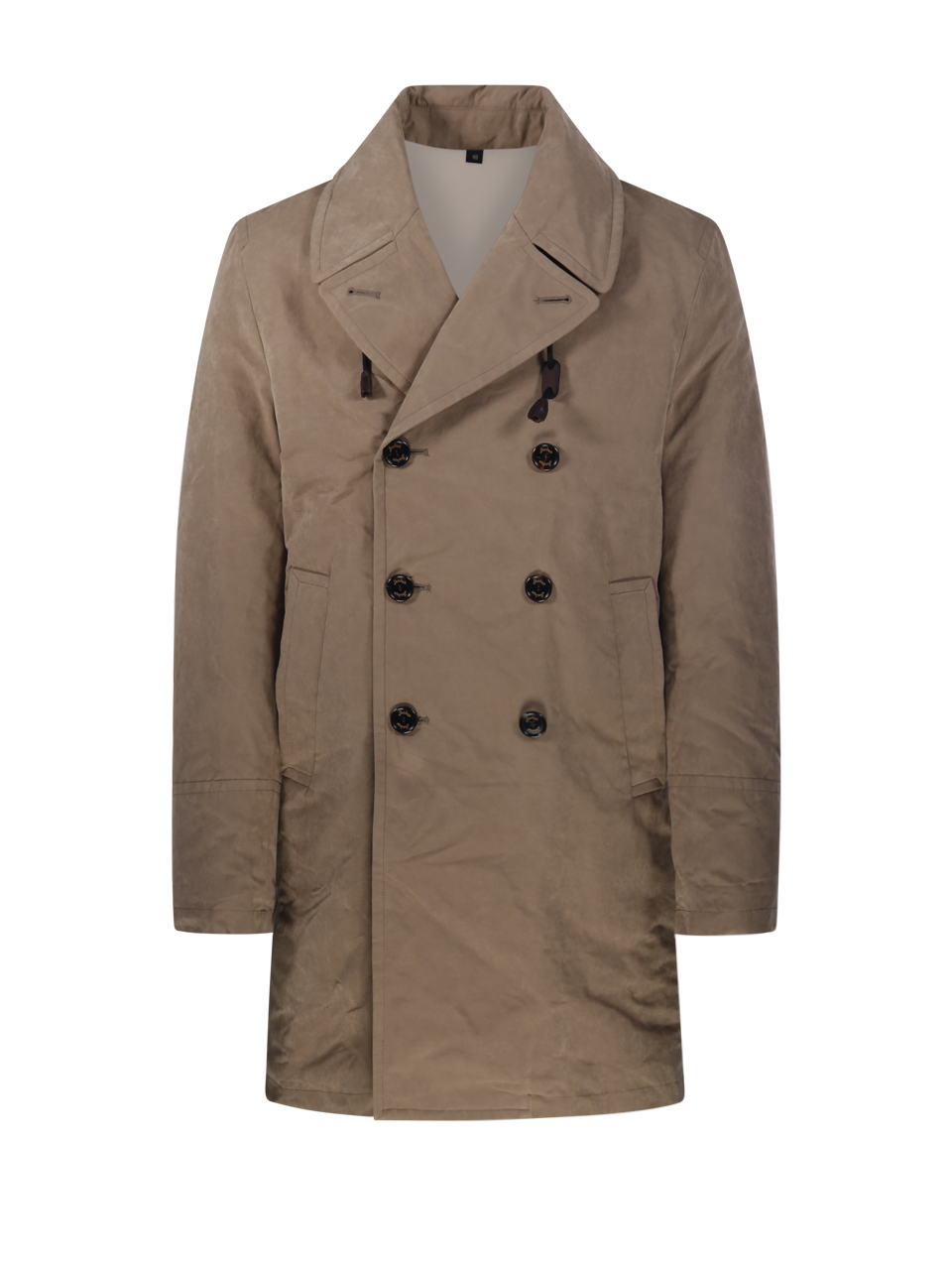 MEN SEALUP BEIGE COTTON GENOVA PEACOAT