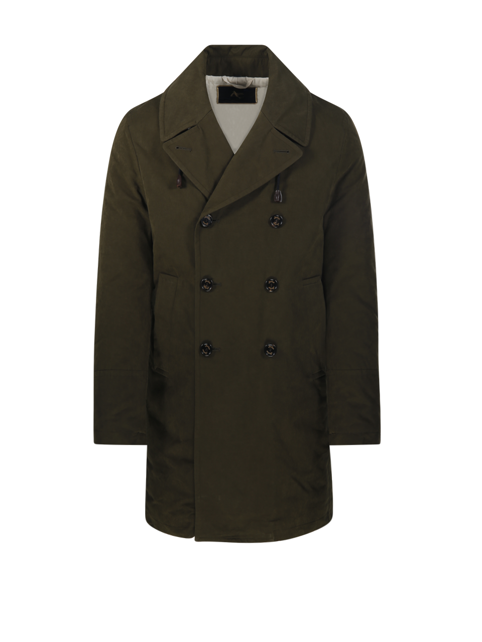 MEN SEALUP GREEN COTTON GENOVA PEACOAT