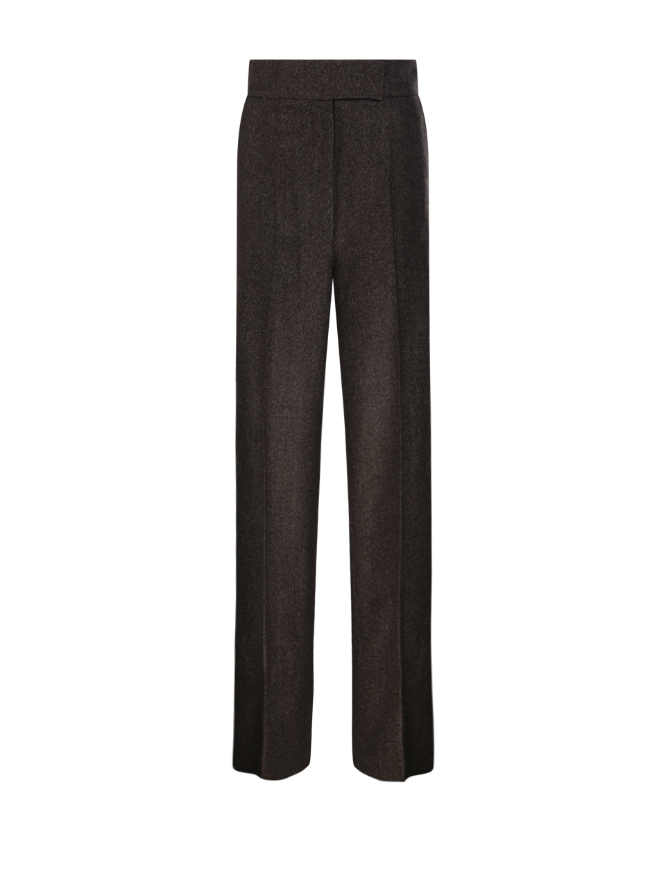 WOMAN MAXAMRA BROWN VIRGIN WOOL BILLY1234 PANTS
