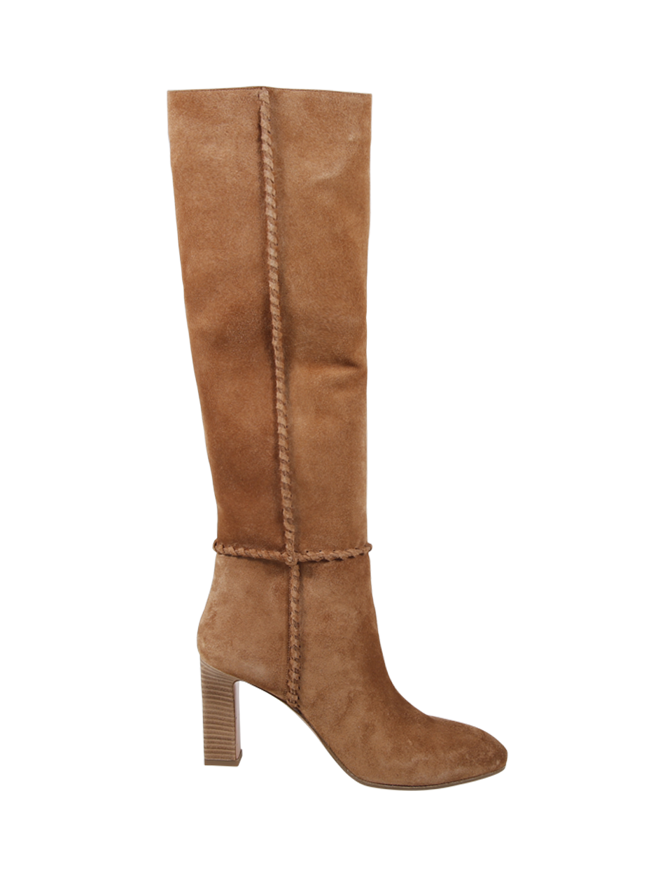 WOMAN AQUAZZURA BROWN CALF LEATHER INDY BOOT 