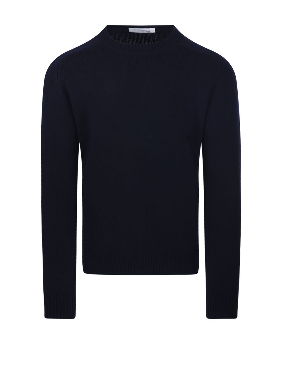 MEN CASHMERE COMPANY BLUE CASHMERE ROUND NECK SWEATER