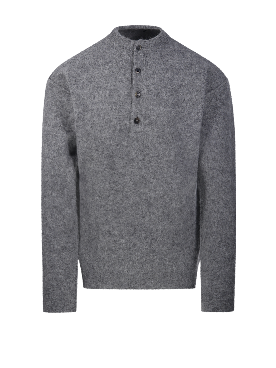 MEN HAIKURE GREY ALPACA AL SWEATER