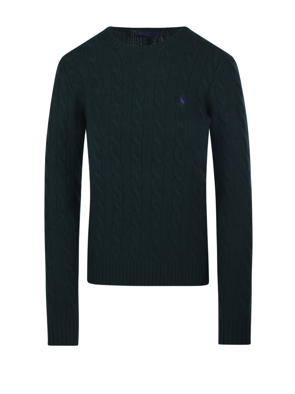 WOMAN RALPH LAUREN GREEN WOOL JULIANNA LONG SLEEVE PULLOVER