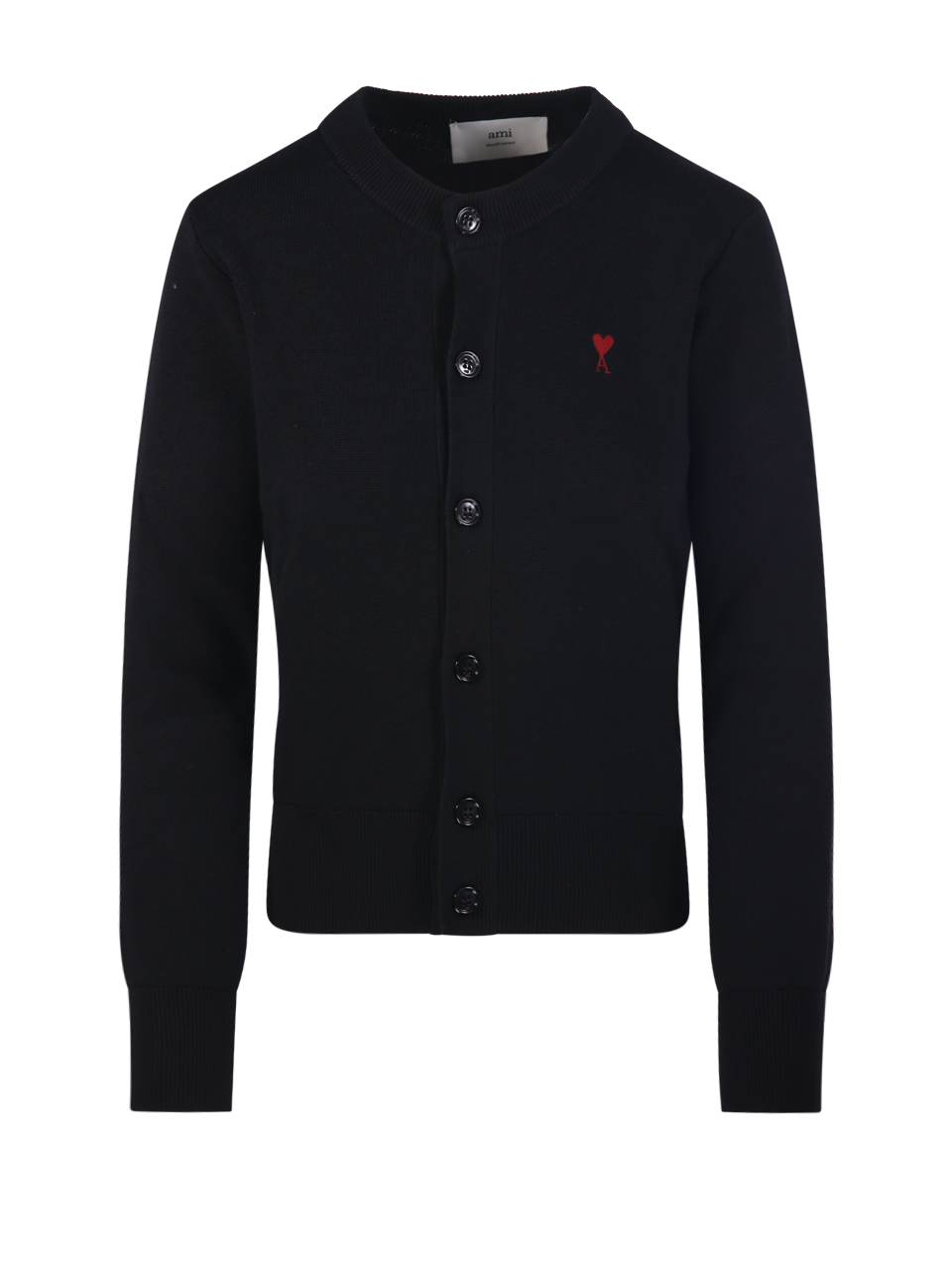 DONNA AMI CARDIGAN ADC IN LANA NERA 