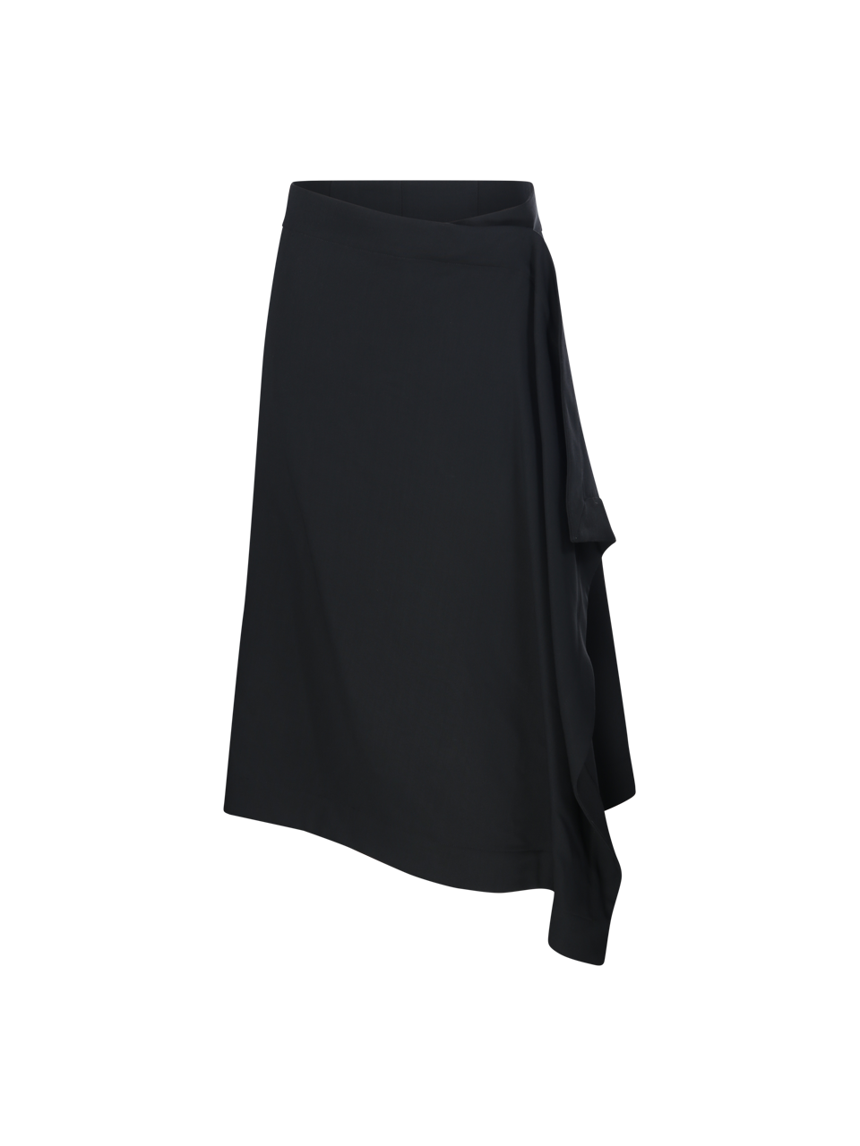 DONNA AMI GONNA MIDI AVVOLTA IN LANA VERGINE GRIGIA