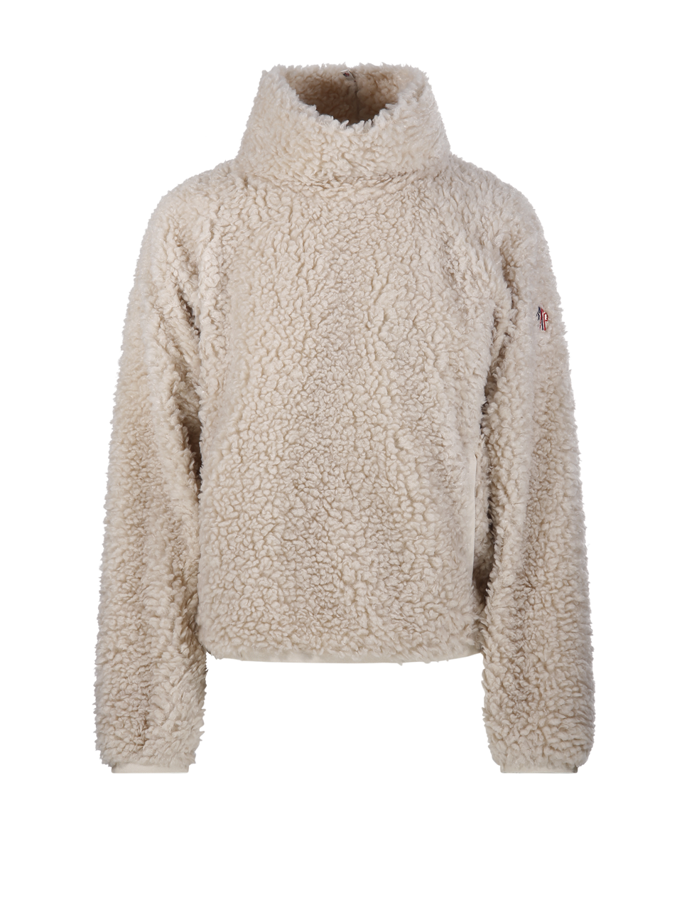 WOMAN MONCLER GRENOBLE NUDE POLYESTER SWEATSHIRT