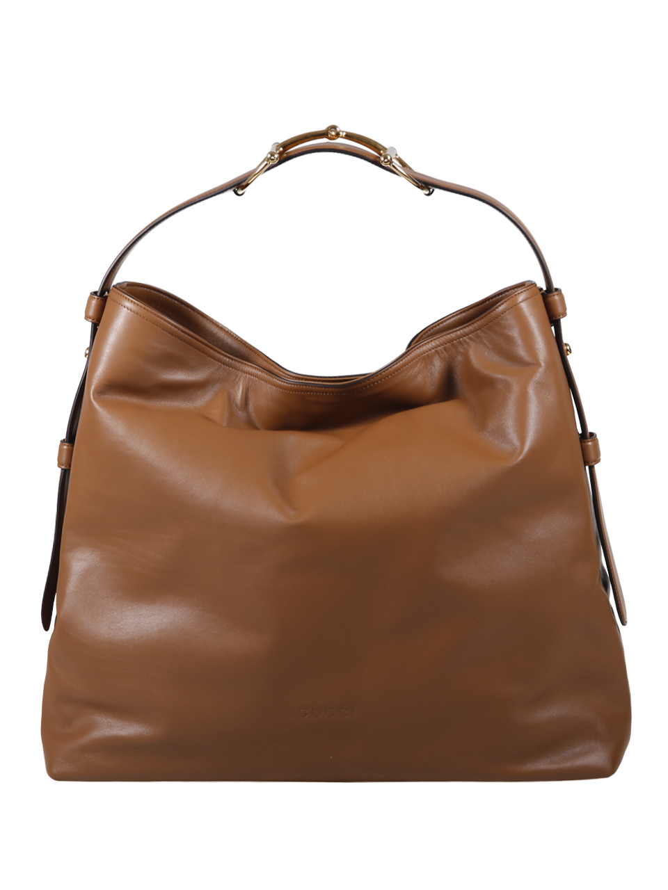 WOMAN GUCCI BROWN CALF LEATHER LARGE BEATRIX HANDBAG 