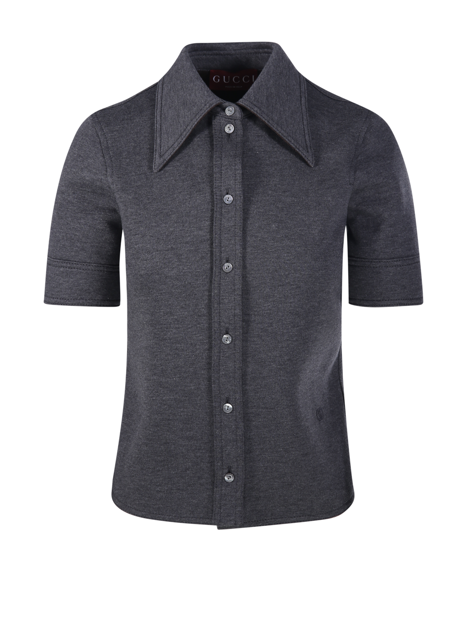 WOMAN GUCCI GREY WOOL SHIRT