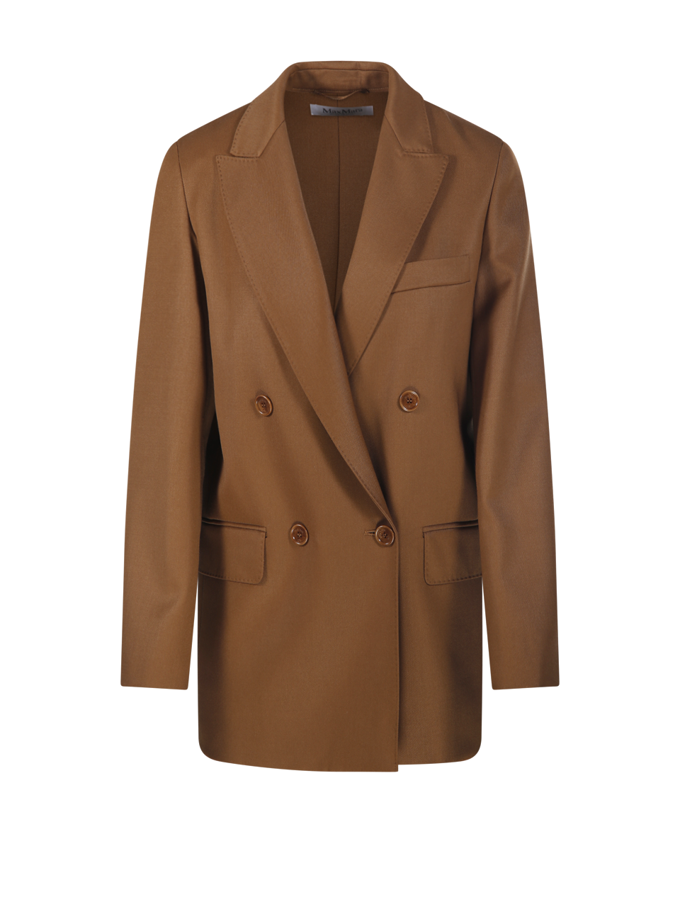 WOMAN MAXMARA BROWN VIRGIN WOOL FARAD BLAZER