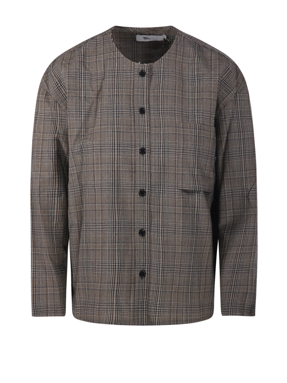 DONNA SIBEL SARAL CAMICIA MINI MORTON IN LANA VERGINE MARRONE