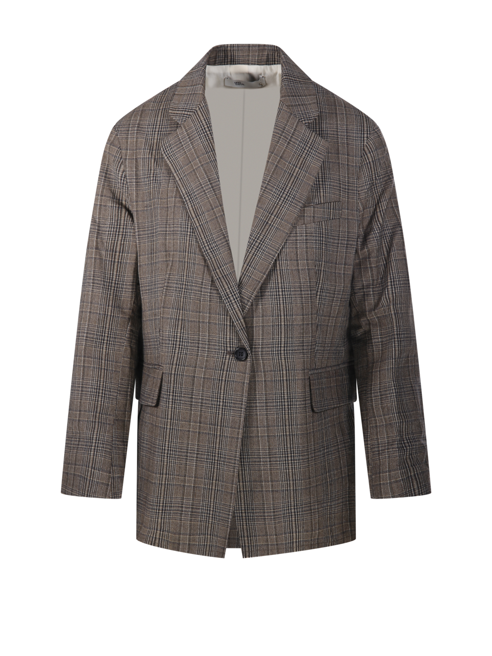 WOMAN SIBEL SARAL BROWN VIRGIN WOOL PRINCE JACKET