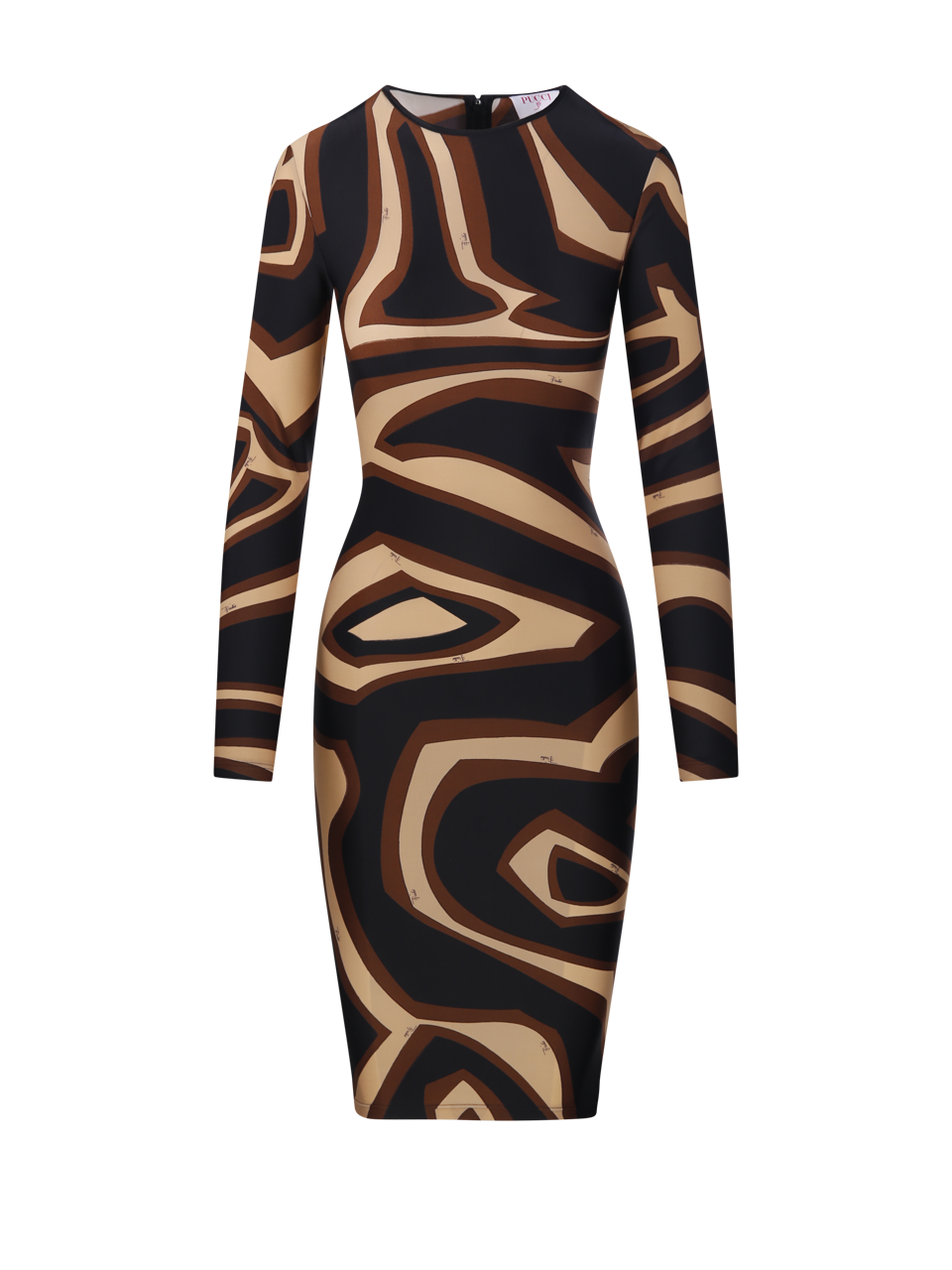 WOMAN EMILIO PUCCI BLACK POLYAMIDE DRESS
