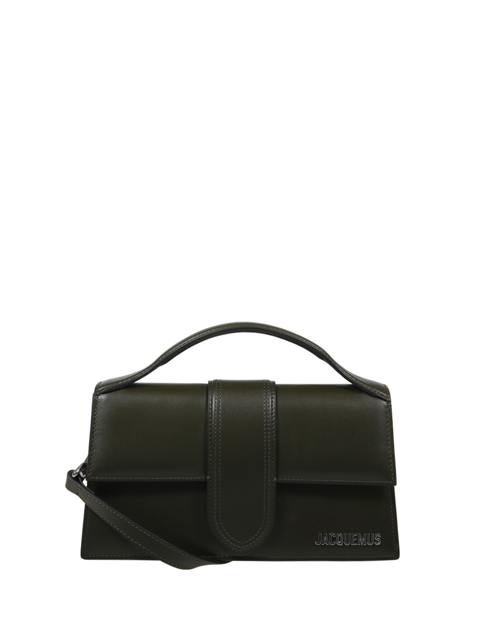 DONNA JACQUEMUS BORSA LE GRAND BAMBINO IN PELLE DI MUCCIA VERDE