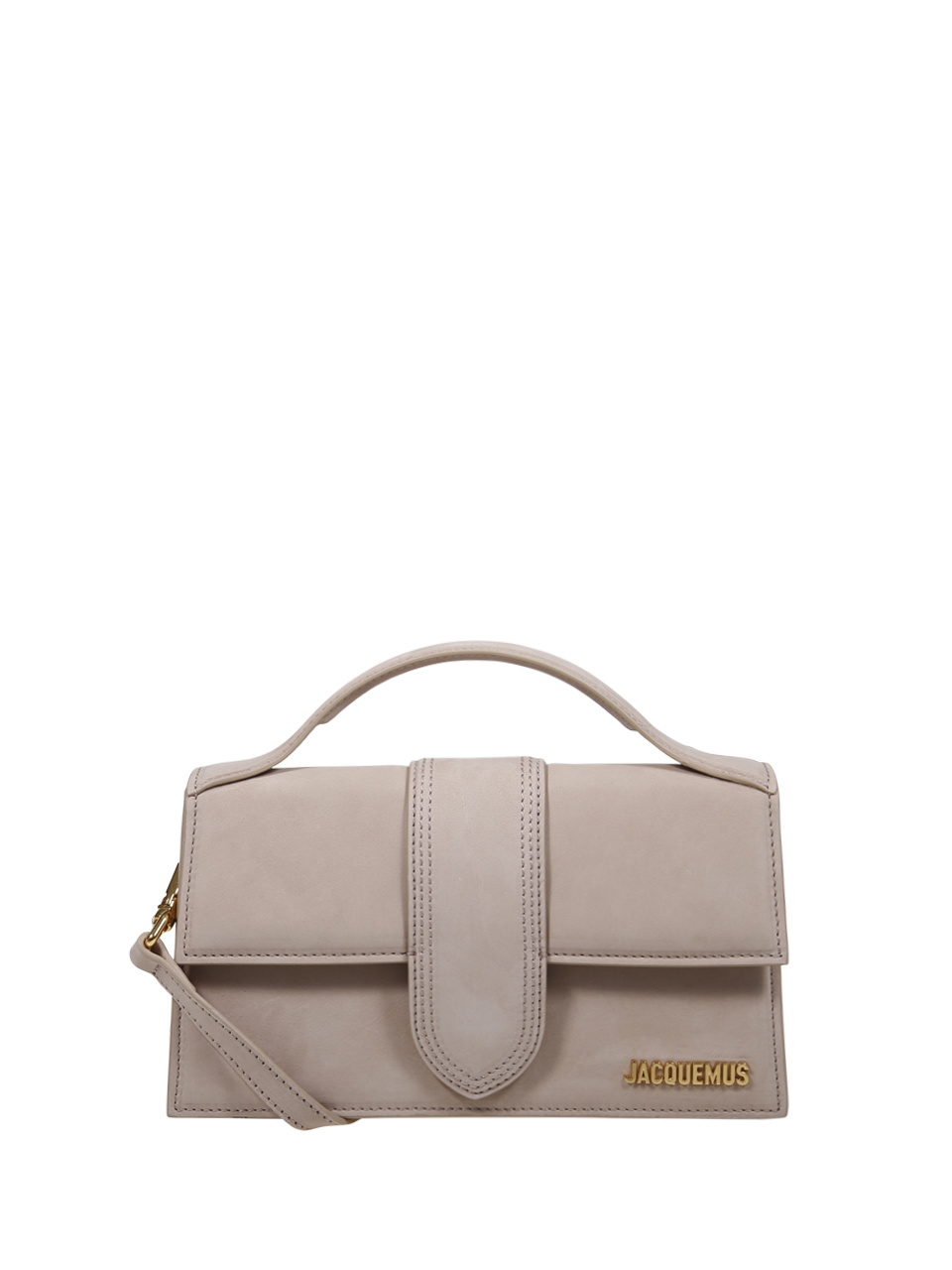 DONNA JACQUEMUS BORSA LE GRAND BAMBINO IN PELLE DI VITELLO BEIGE 
