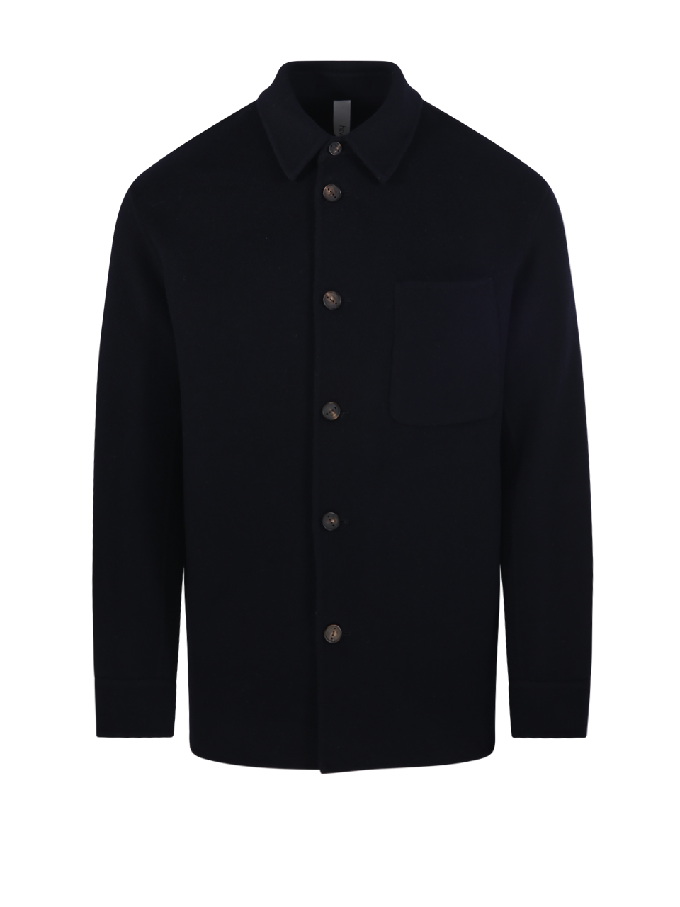 UOMO HEVO GIACCA BARI DOPPIA IN LANA BLU 