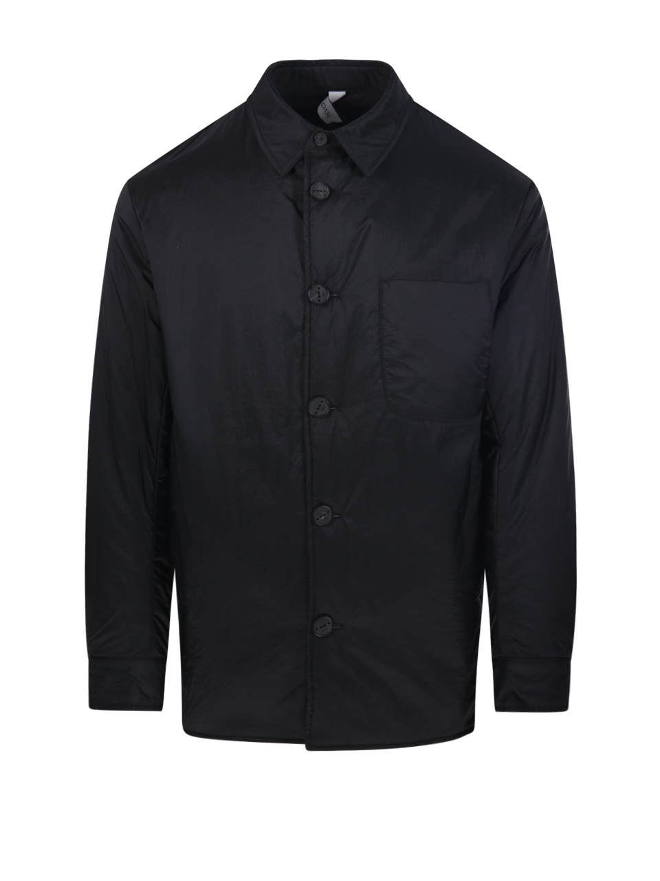 MEN HEVO BLACK NYLON BARIA SHIRT