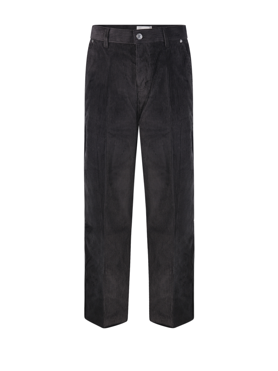 MEN AMI GREY COTTON LARGE FIT PANTS