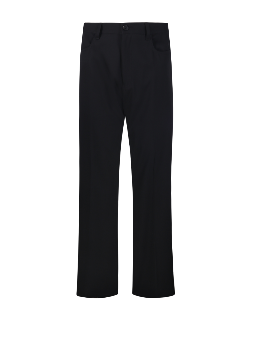 UOMO BALENCIAGA PANTALONI SARTORIALI IN LANA NERA