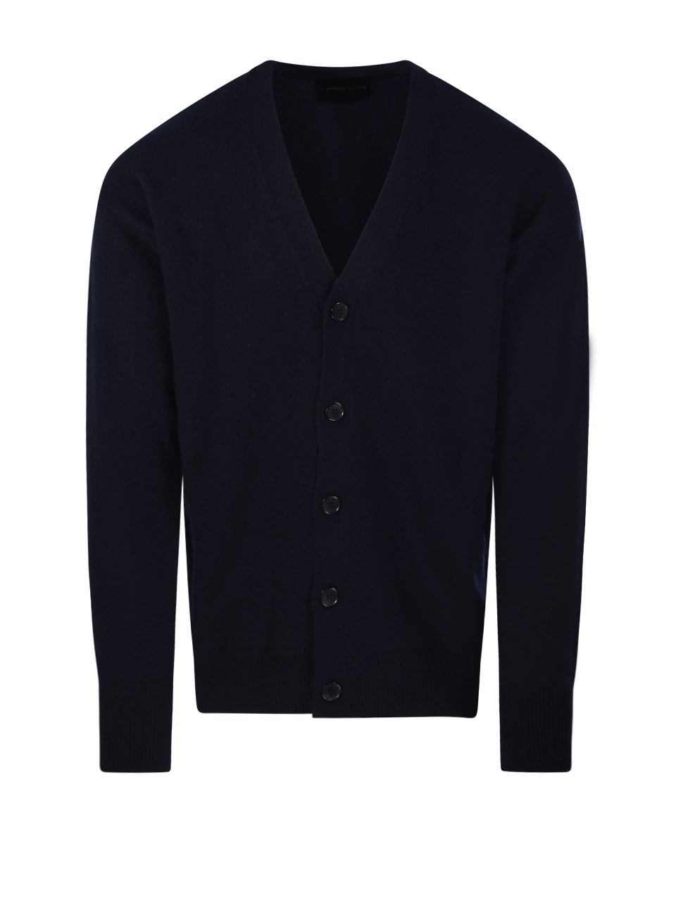 MEN ROBERTO COLLINA BLUE VIRGIN WOOL CARDIGAN