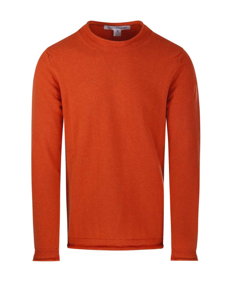 MEN COMME DES GARCONS SHIRT ORANGE WOOL SWEATER 