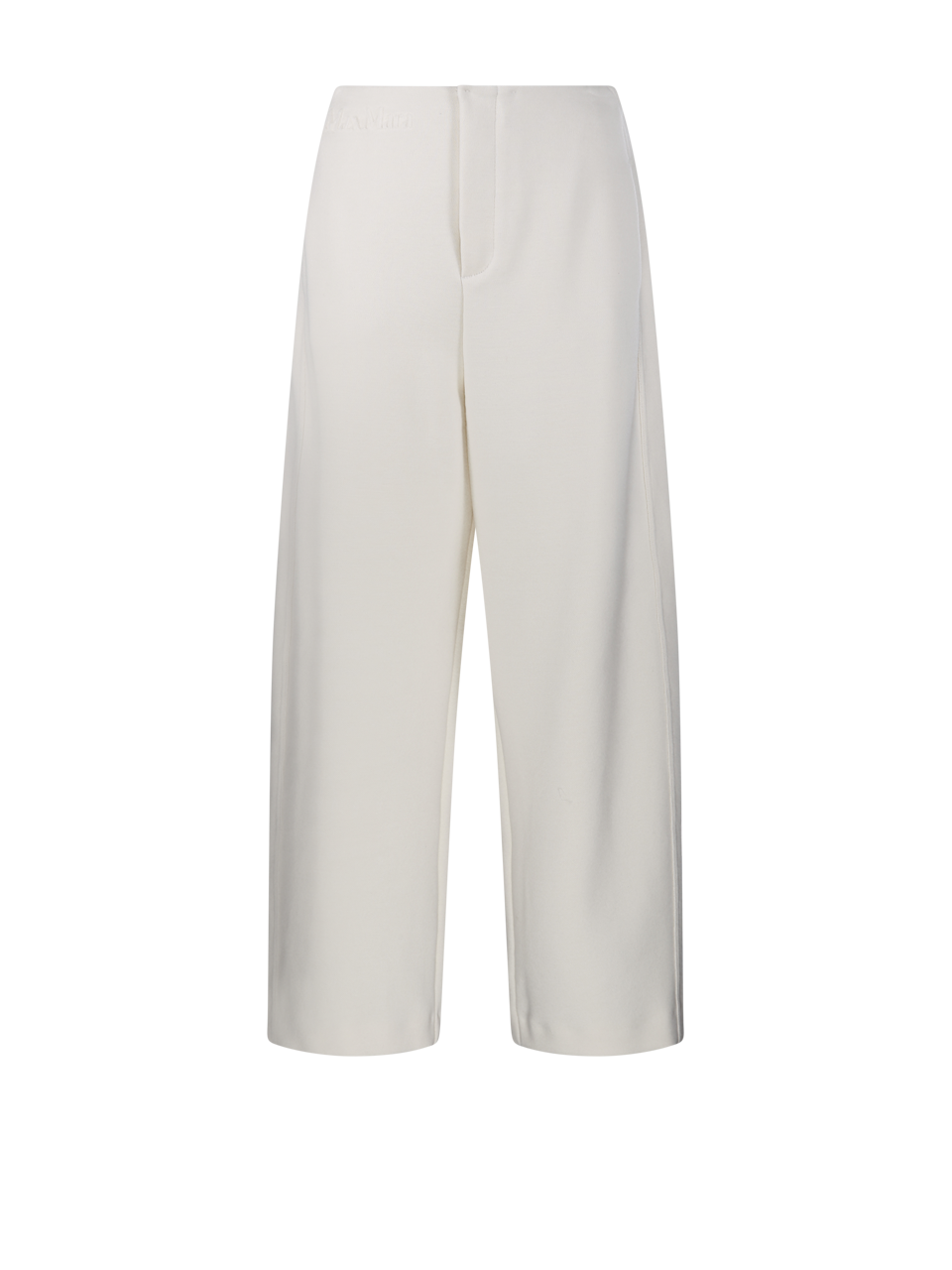 WOMAN MAXMARA PURE WHITE WOOL EBRIEN PANTS