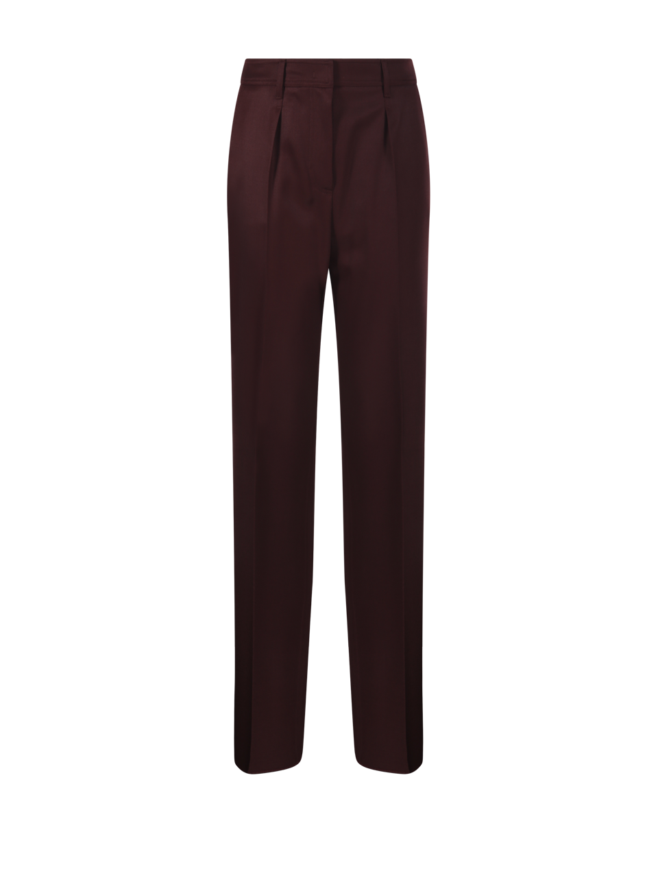 WOMAN MAXMARA BORDEAUX VIRGIN WOOL CANNES PANTS