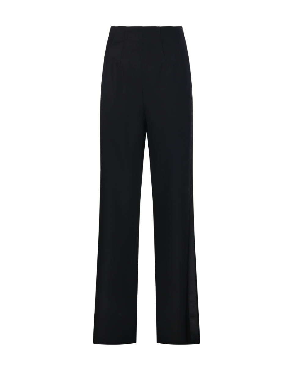 WOMAN MAXMARA PIANOFORTE BLACK VIRGIN WOOL SATIRA PANTS