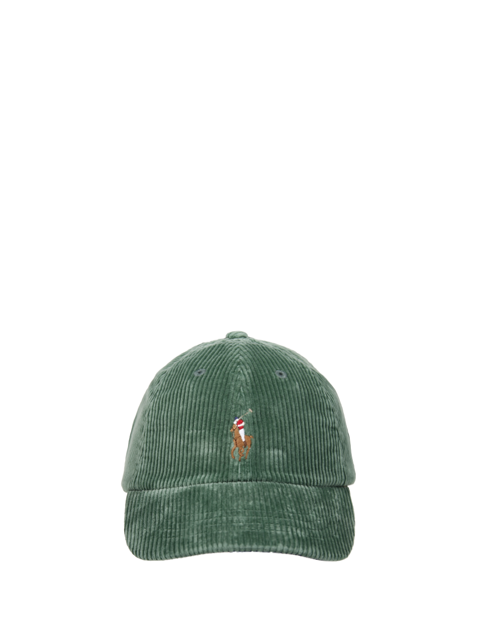 MEN RALPH LAUREN GREEN COTTON BASEBALL HAT
