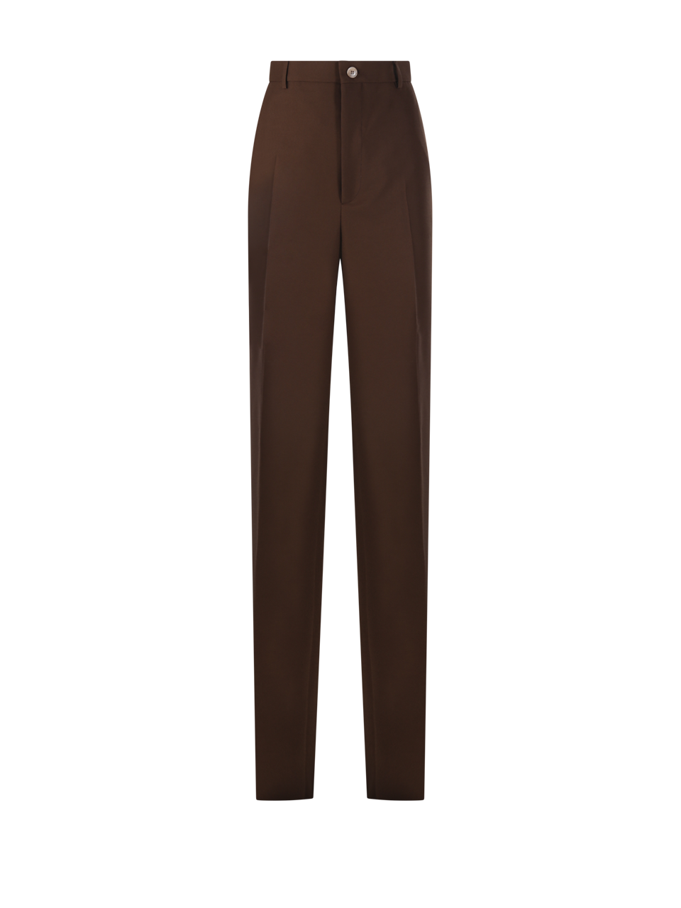 WOMAN GUCCI BROWN POLYESTER PANT